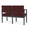 Lesro Lenox 2 Seat Tandem Seating W/ No Center Arm, 43.5 in W 24.5 in L 32 in H LS2101 - alternate 2